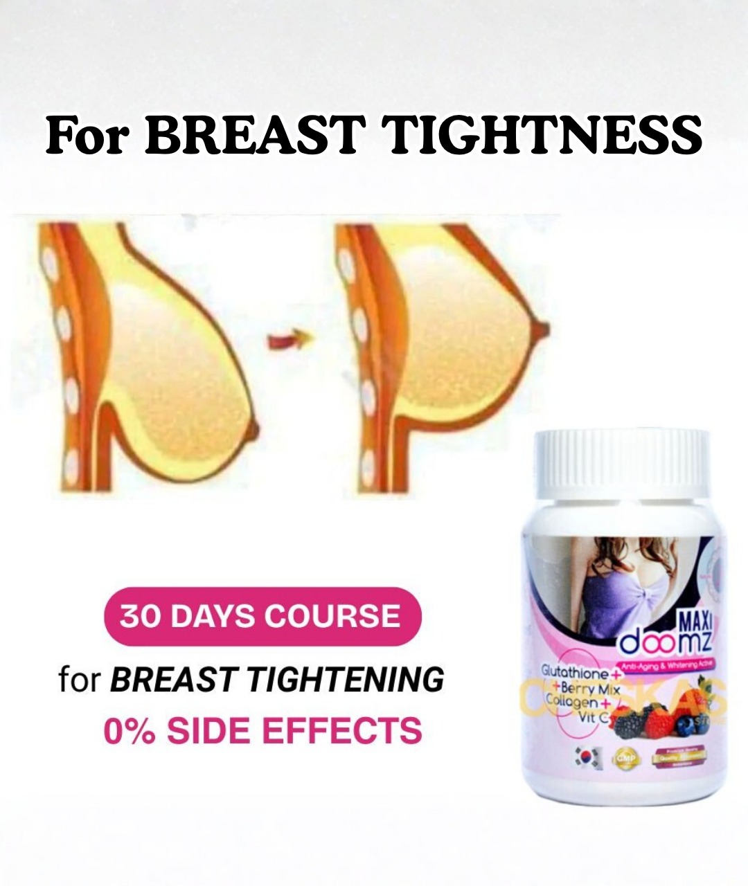 No More Saggy Breast | Breast Tightening and Whitening Capsules| Make your Breast Tight | Breast Tightening | and Body Whitening Capsules