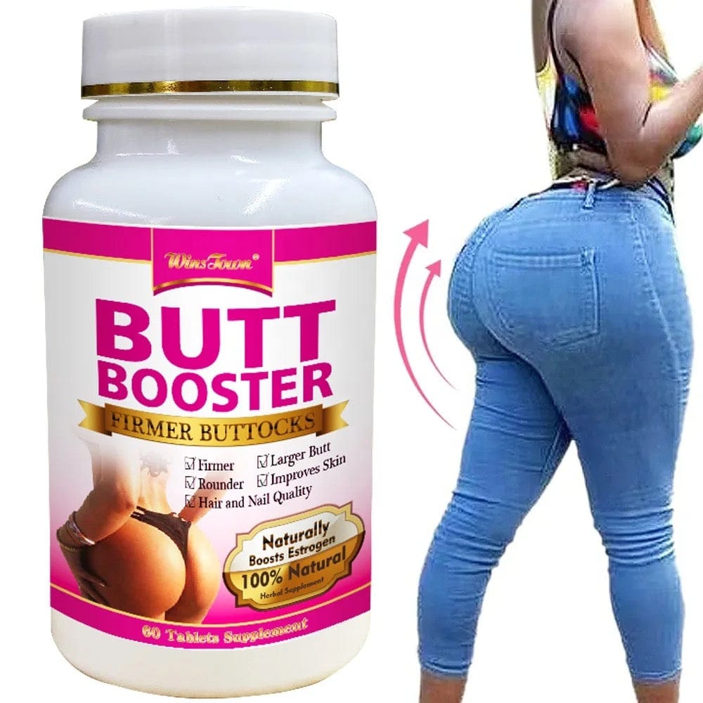 60 Capsules - Hips Buttocks Enlargement & Tightening Capsules - (GET RID OF SMALL TINY HIPS) (also good for Asymmetrical Buttocks)
