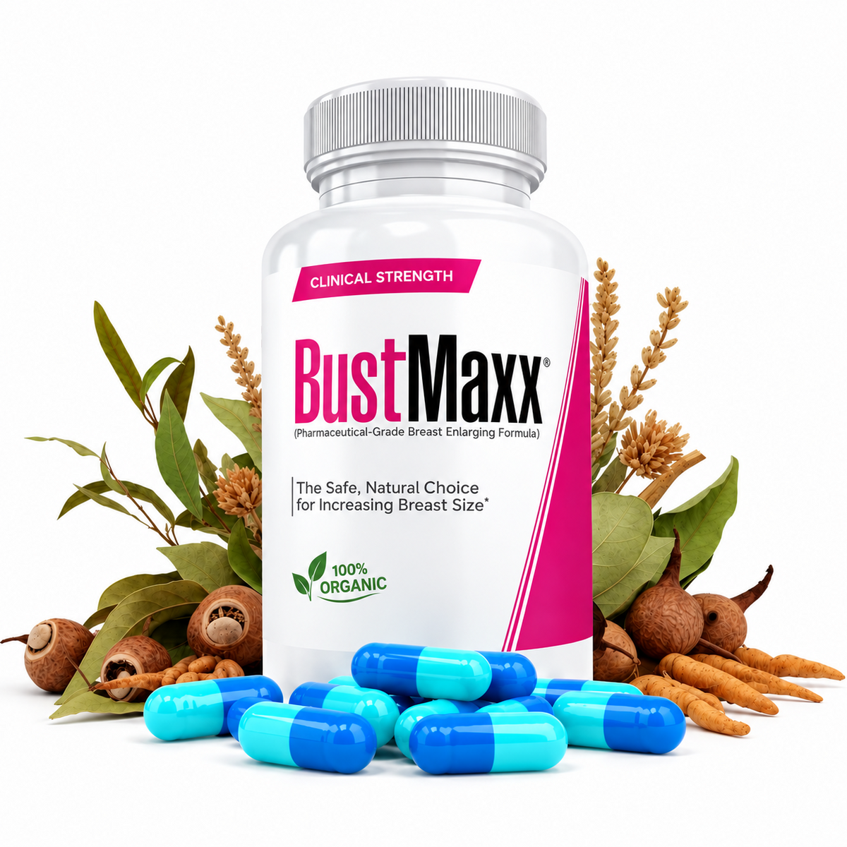 Breast Enlargement & Tightening Capsules - (GET RID OF SMALL & SAGGY BREASTS) (also good for Asymmetrical Breast)